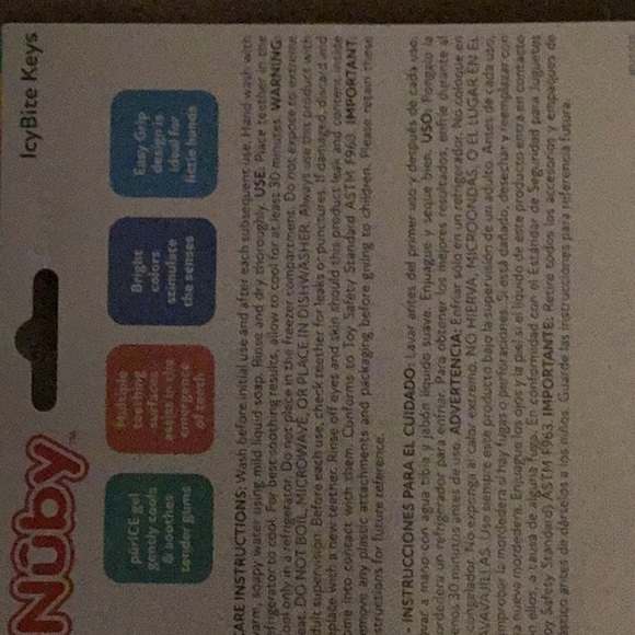 🆕Nūby IcyBite Keys / #1Teether Brand / Massages & soothes sore gums /Easy grasp - Picture 7 of 7